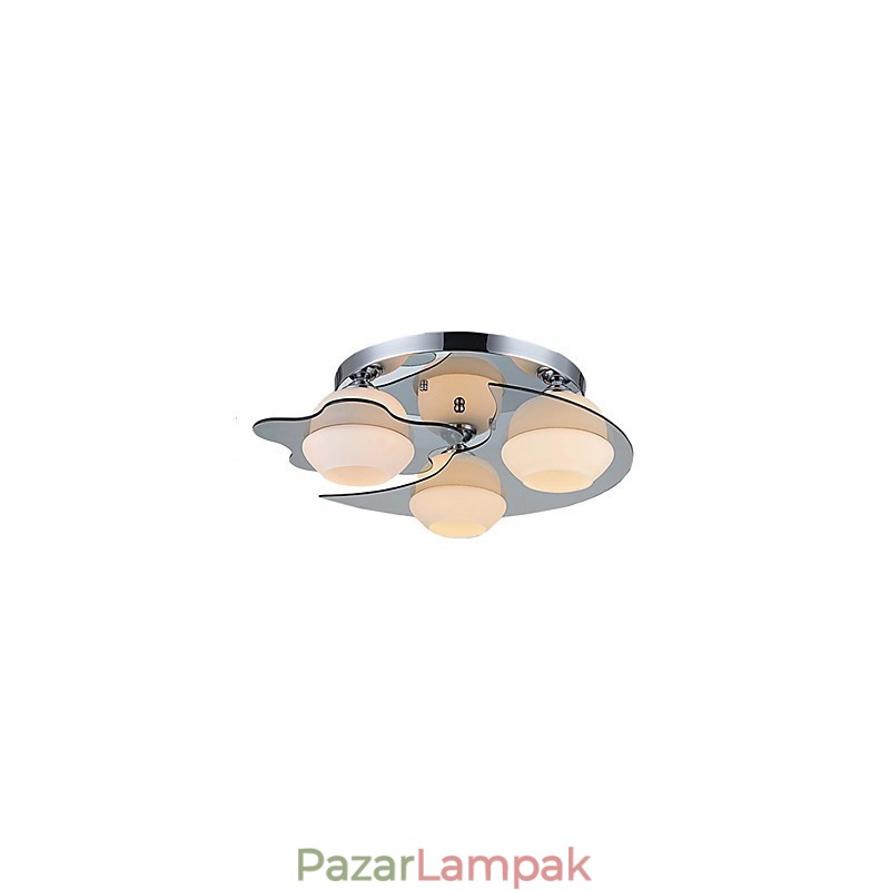 Modern mennyezeti lámpa süllyeszthető 3 lámpa kortárs fémből