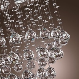 Kristály csillár 5 fényes dizájnnal (K9 Crystal)