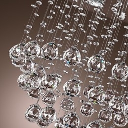 Kristály csillár 5 fényes dizájnnal (K9 Crystal)