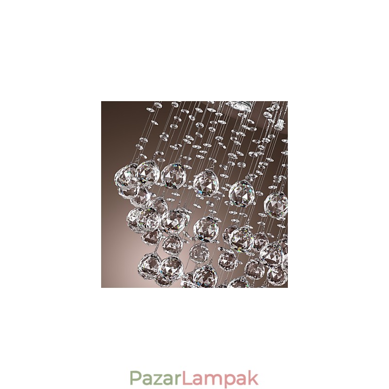 Kristály csillár 5 fényes dizájnnal (K9 Crystal)