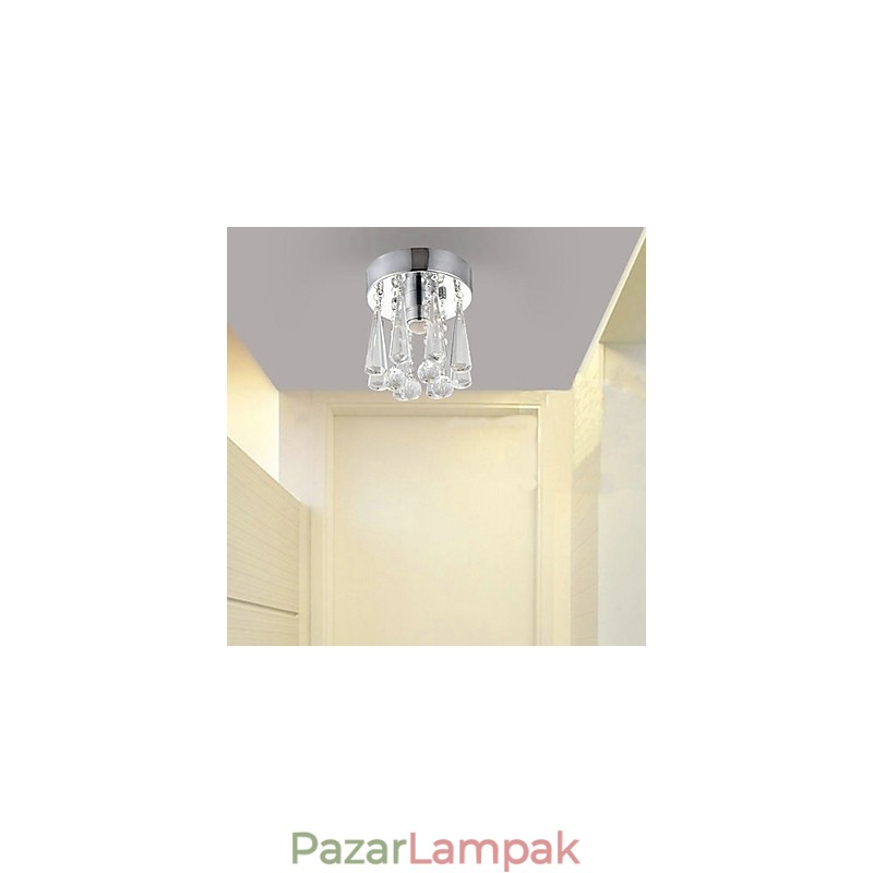 Modern Crystal 1 lámpák, süllyesztve, korona formájú