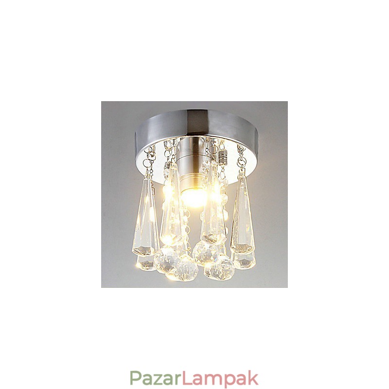 Modern Crystal 1 lámpák, süllyesztve, korona formájú