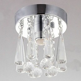 Modern Crystal 1 lámpák, süllyesztve, korona formájú