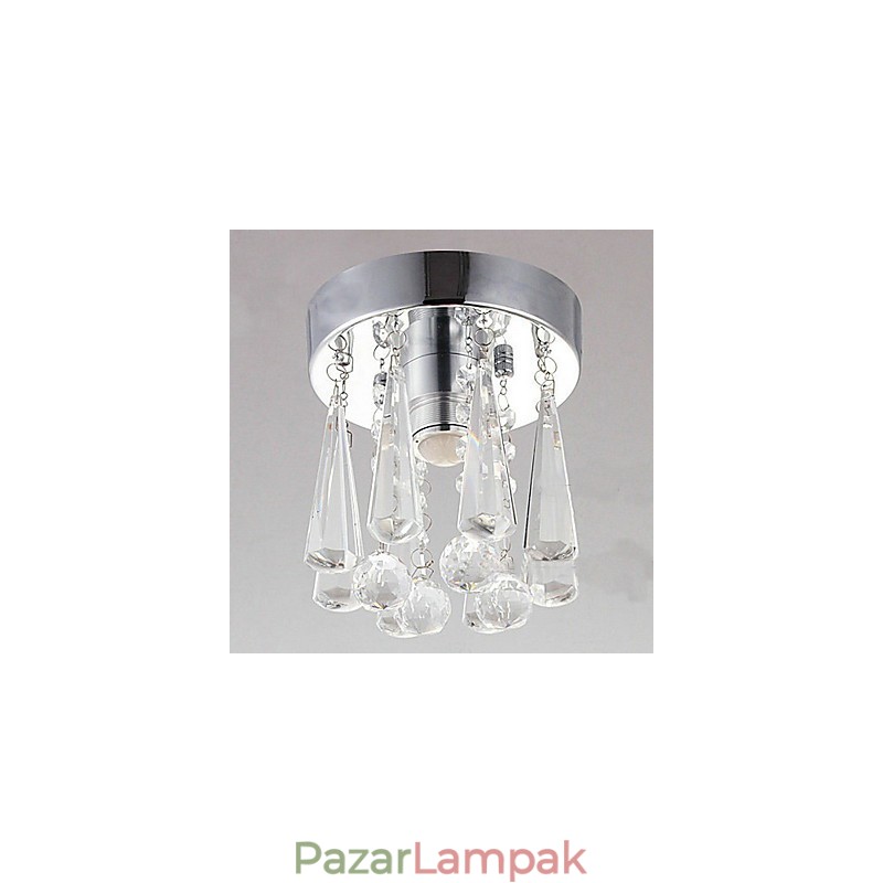 Modern Crystal 1 lámpák, süllyesztve, korona formájú