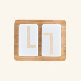 Falba süllyesztett mini stílusú modern kortárs fa