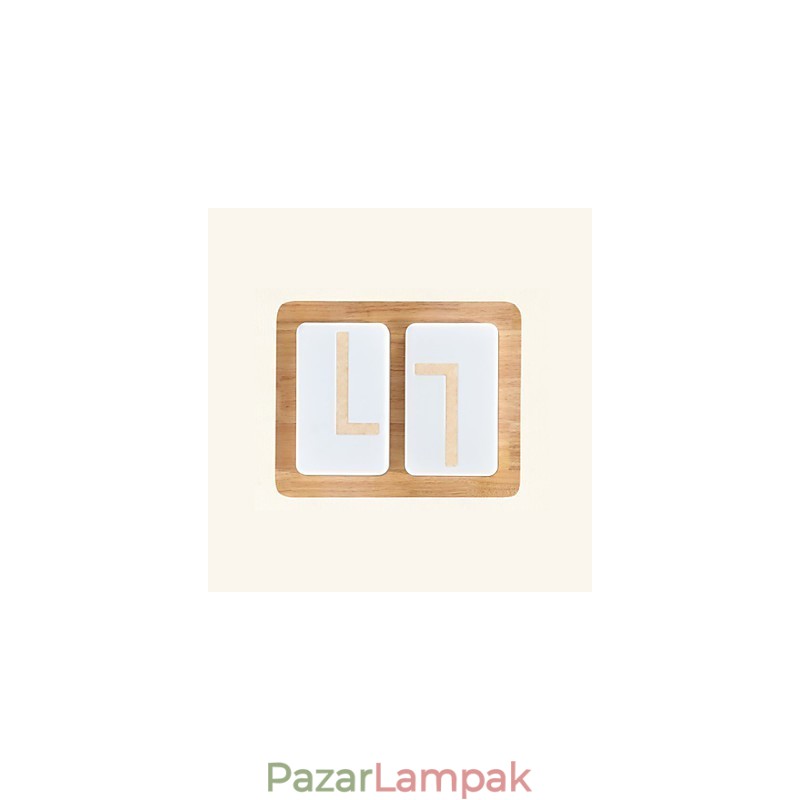 Falba süllyesztett mini stílusú modern kortárs fa