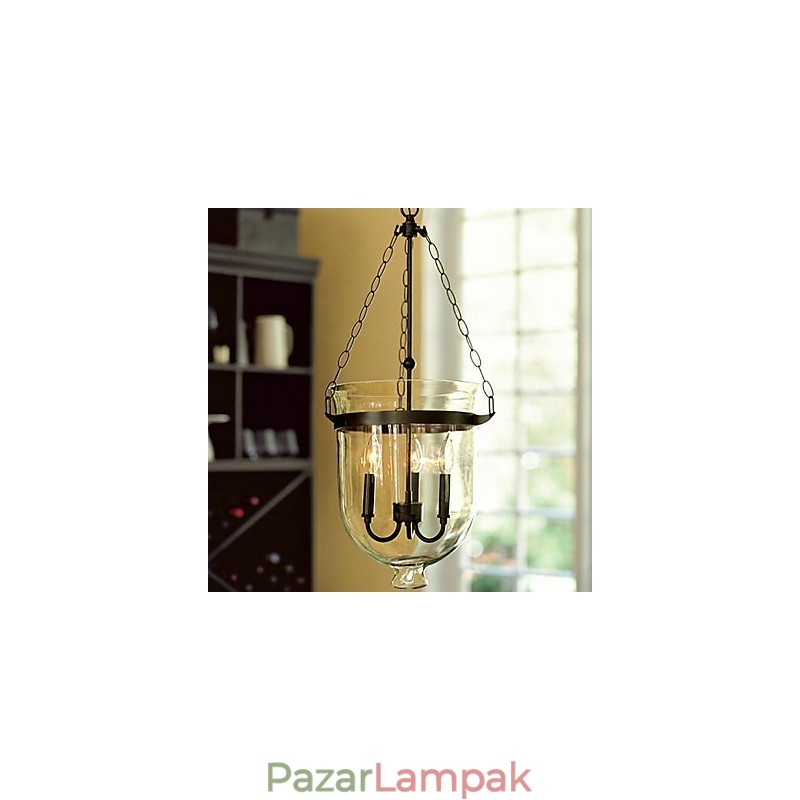 Hagyományos klasszikus vintage mini stílusú galvanizált csillár