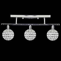 Modern modern Crystal króm fém süllyesztett tartó