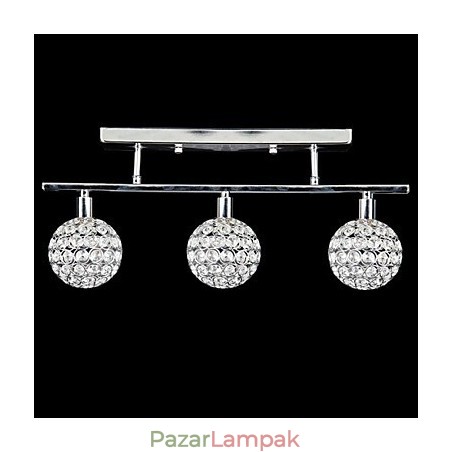 Modern modern Crystal króm fém süllyesztett tartó