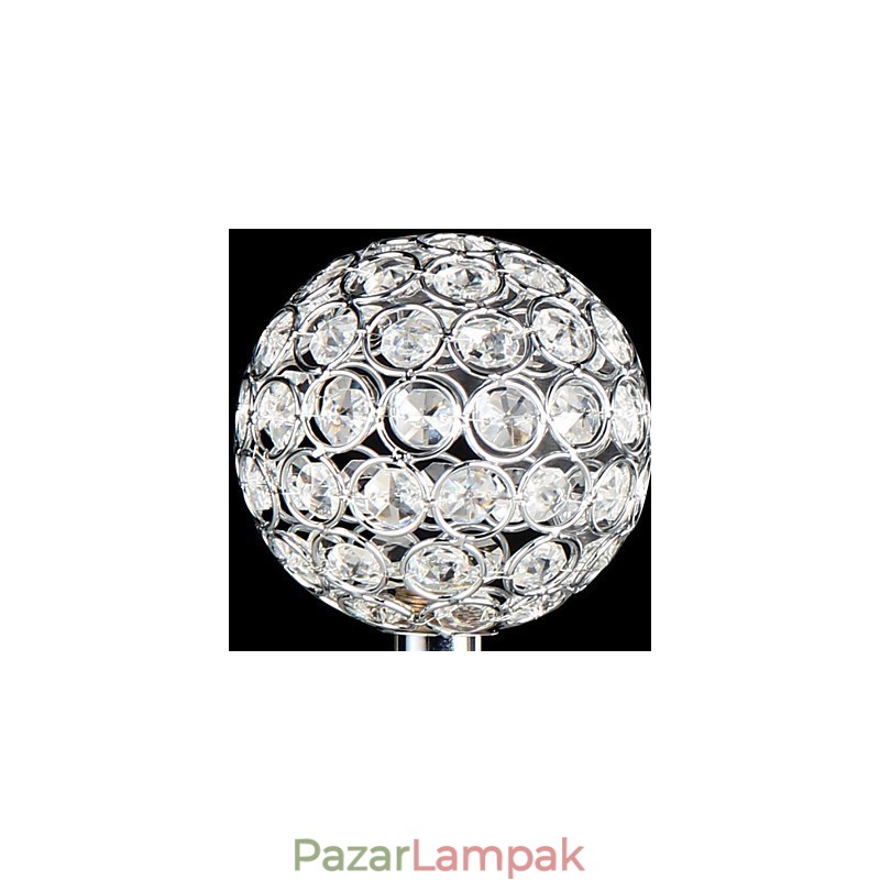 Modern modern Crystal króm fém süllyesztett tartó