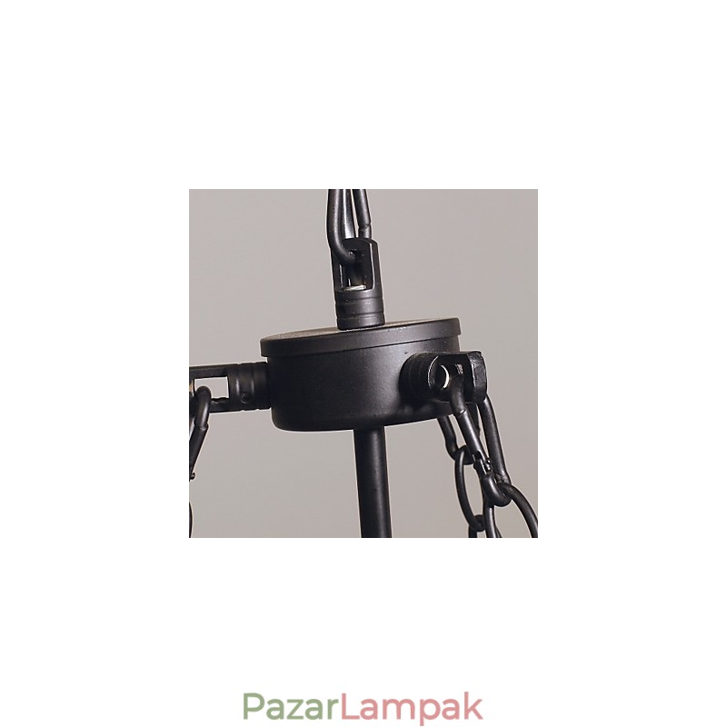 Hagyományos klasszikus vintage mini stílusú galvanizált csillár