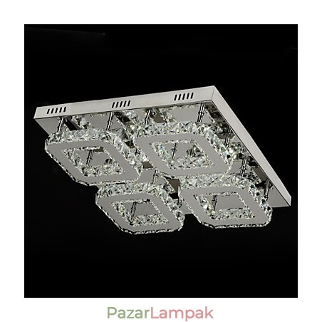 Modern, modern Crystal króm fém süllyesztett tartó Modern, modern Crystal króm fém süllyesztett tartó