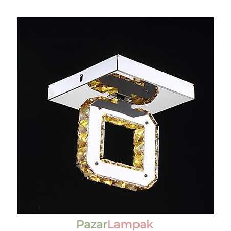 Modern, kortárs kristály fém süllyesztett tartó Modern, kortárs kristály fém süllyesztett tartó