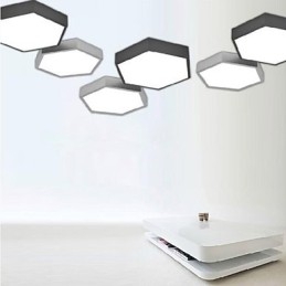 Absorb Dome Light hatszögletű geometriájú fénylámpa