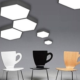 Absorb Dome Light hatszögletű geometriájú fénylámpa