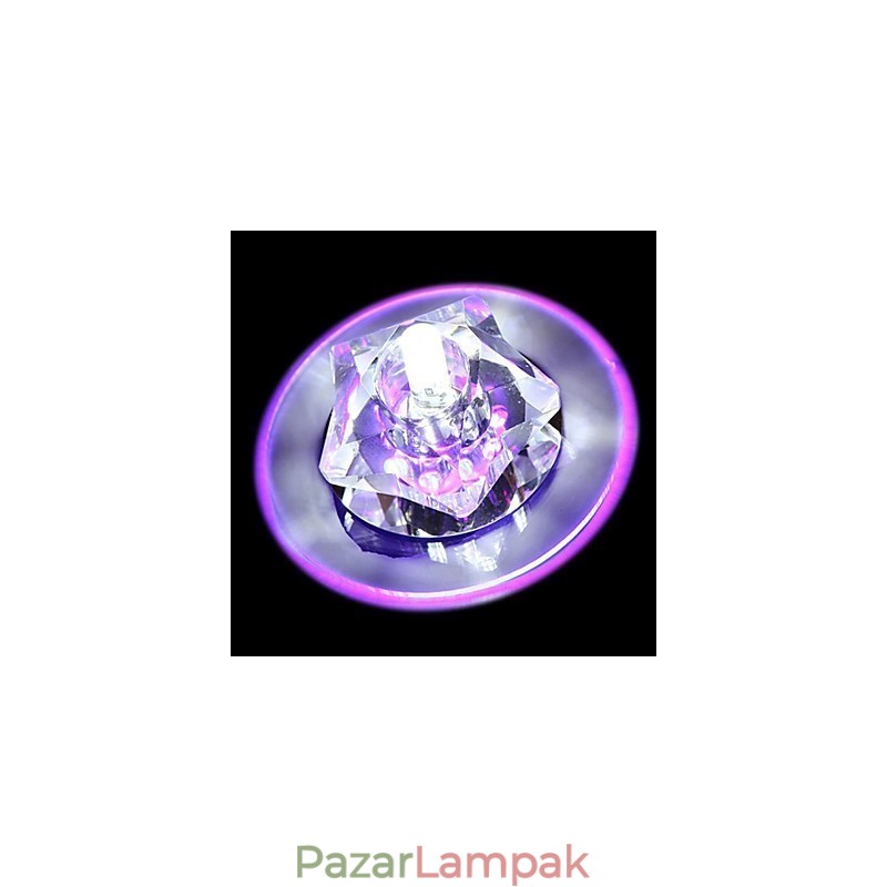 Modern kortárs Crystal Crystal Crystal süllyesztett tartó