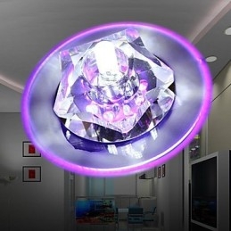 Modern kortárs Crystal Crystal Crystal süllyesztett tartó