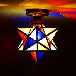 Művészi egyéniség Kreatív veranda Modern Stars elnyeli a kupola fényű lámpát