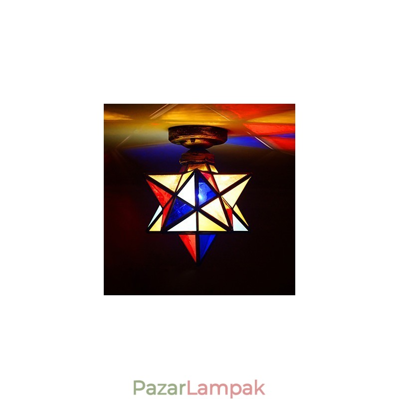 Művészi egyéniség Kreatív veranda Modern Stars elnyeli a kupola fényű lámpát