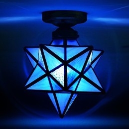 Művészi egyéniség Kreatív veranda Modern Stars elnyeli a kupola fényű lámpát