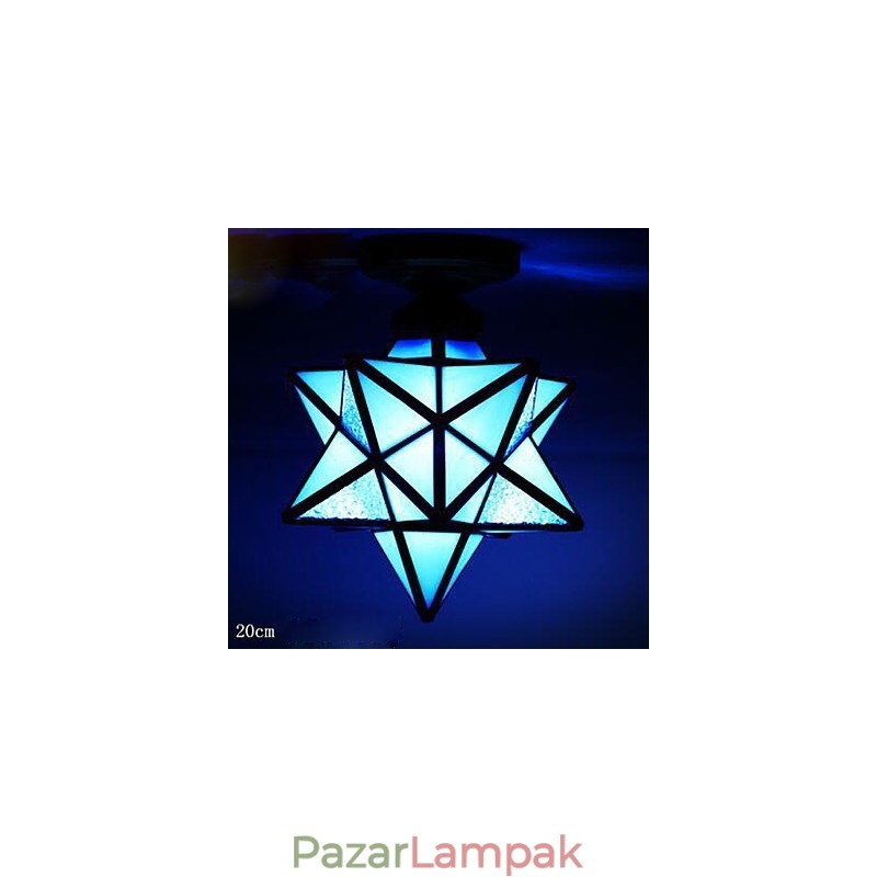 Művészi egyéniség Kreatív veranda Modern Stars elnyeli a kupola fényű lámpát