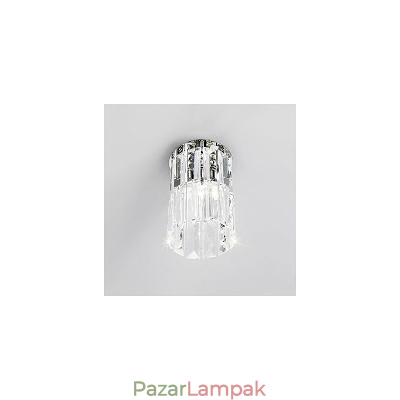 Crystal süllyesztett lámpa körben