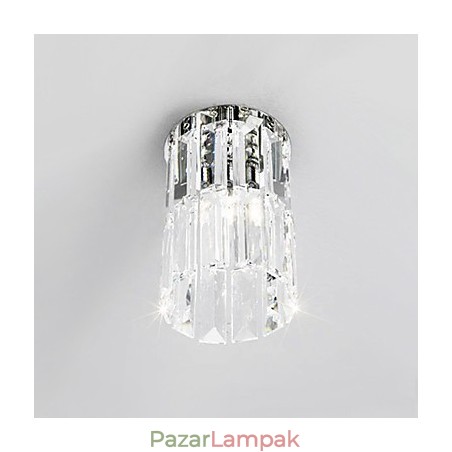 Crystal süllyesztett lámpa körben Crystal süllyesztett lámpa körben