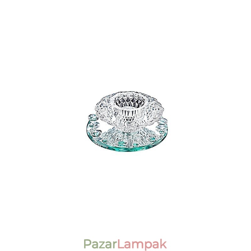 Modern, modern kristály mini stílusú krómozott fém süllyesztett tartó