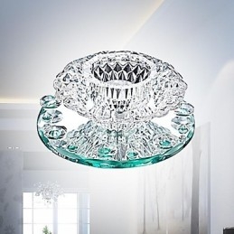 Modern, modern kristály mini stílusú krómozott fém süllyesztett tartó
