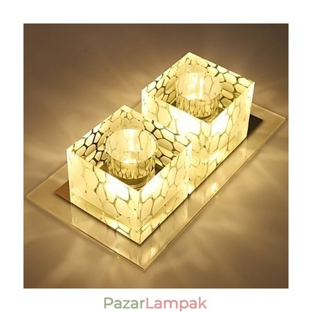 27*15*5cm kristály mennyezeti lámpa spotlámpa SMD 6W kreatív lámpacső fény színes színes kupola lámpa 27*15*5cm kristály mennyezeti lámpa spotlámpa SMD 6W kreatív lámpacső fény színes színes kupola lámpa