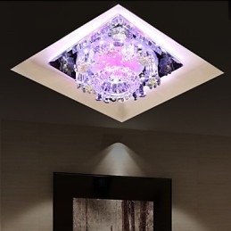 Négyzet alakú himlőlámpa fény Kristályfény Creatives Dome Light Tube Lámpa Light