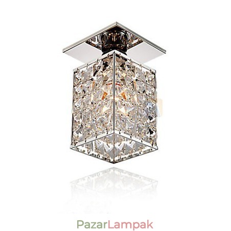 Modern, modern kristályból galvanizált fém süllyesztett tartó Modern, modern kristályból galvanizált fém süllyesztett tartó