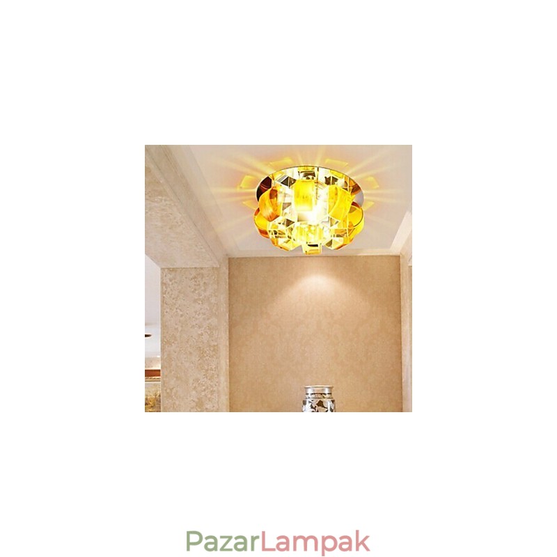 12*4,5 cm-es kristálylámpa Smd CreativeTube spotlámpa, elnyeli a kupola fényét