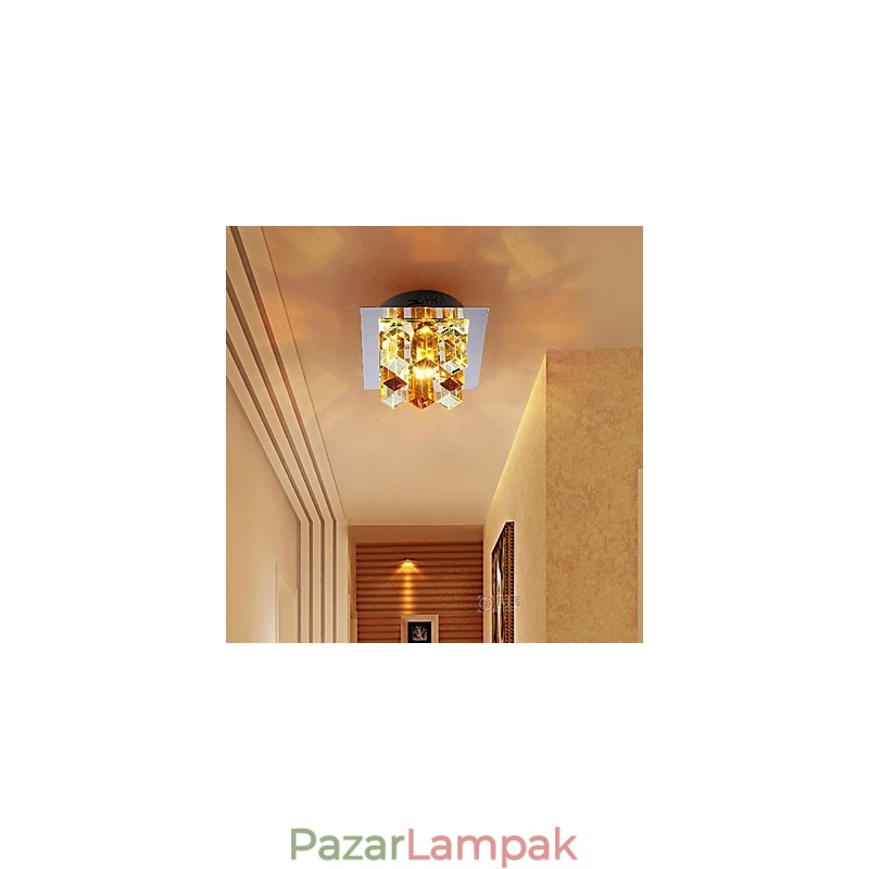 12*4,5 cm-es kristálylámpa Smd CreativeTube spotlámpa, elnyeli a kupola fényét