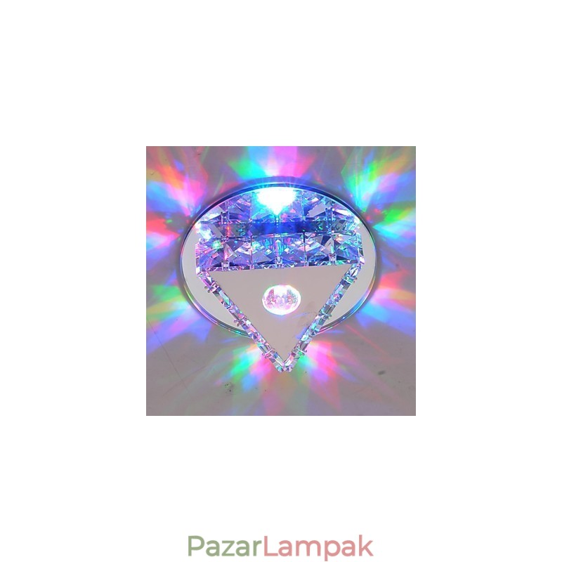 Crystal Mini stílusú üveg süllyesztett szerelésű gyerekeknek