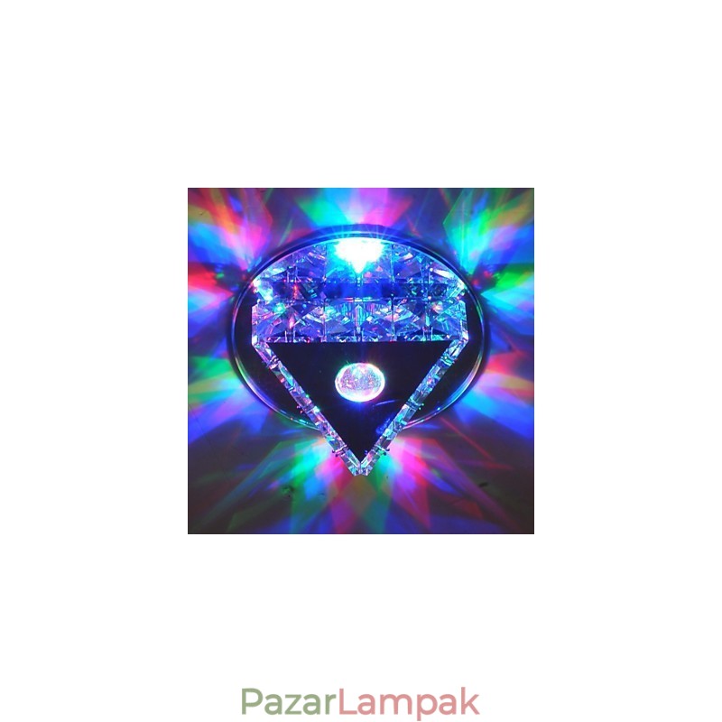 Crystal Mini stílusú üveg süllyesztett szerelésű gyerekeknek