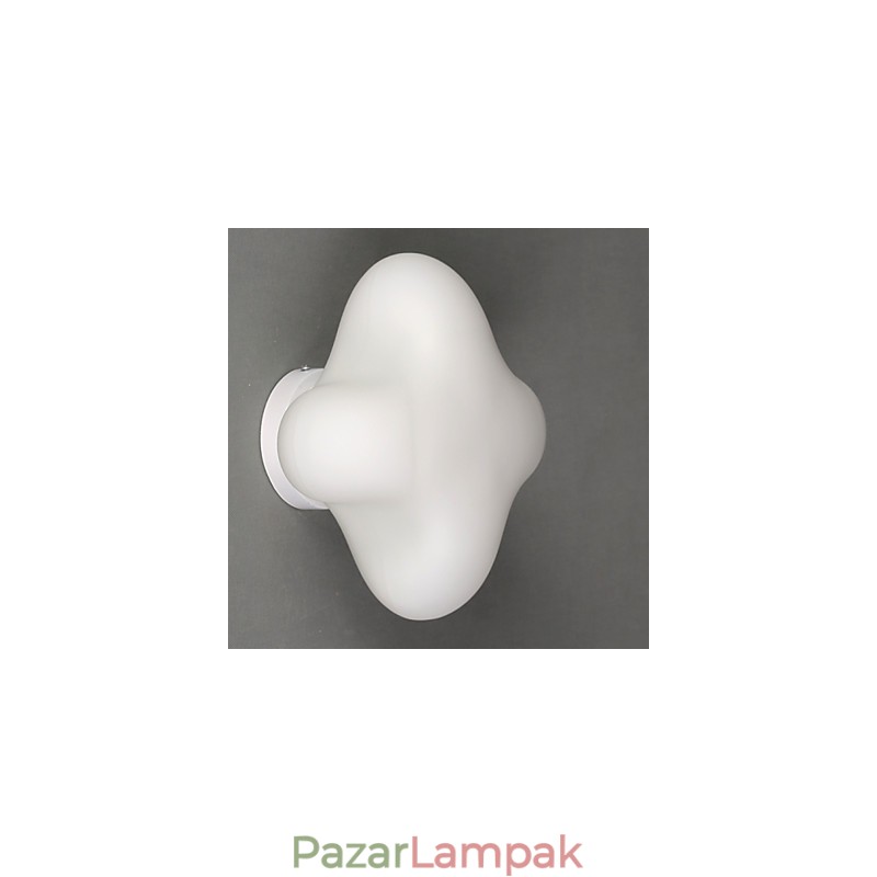 22*22cm-es kortárs és összehúzott egyfejű Lucky Grass üvegkupola lámpa