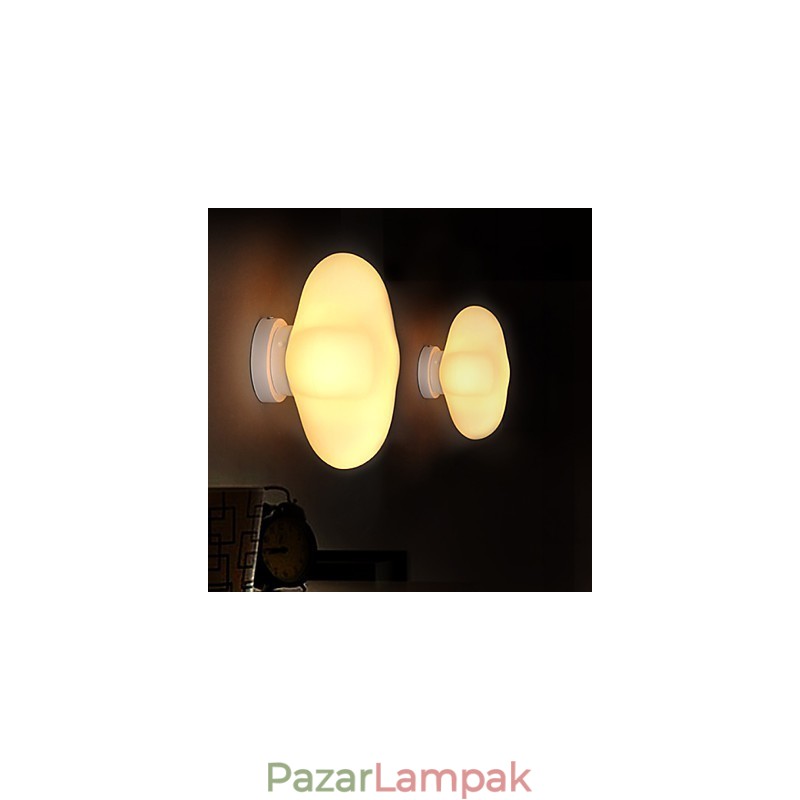 22*22cm-es kortárs és összehúzott egyfejű Lucky Grass üvegkupola lámpa