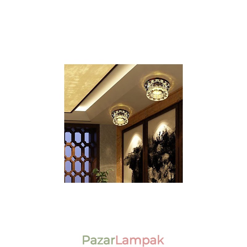 Modern Kortárs Crystal Egyéb Crystal Flush Mount