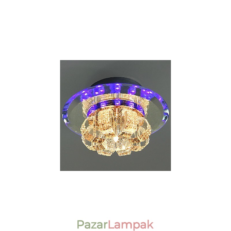 Modern kortárs kristályból galvanizált kristály süllyesztett tartó