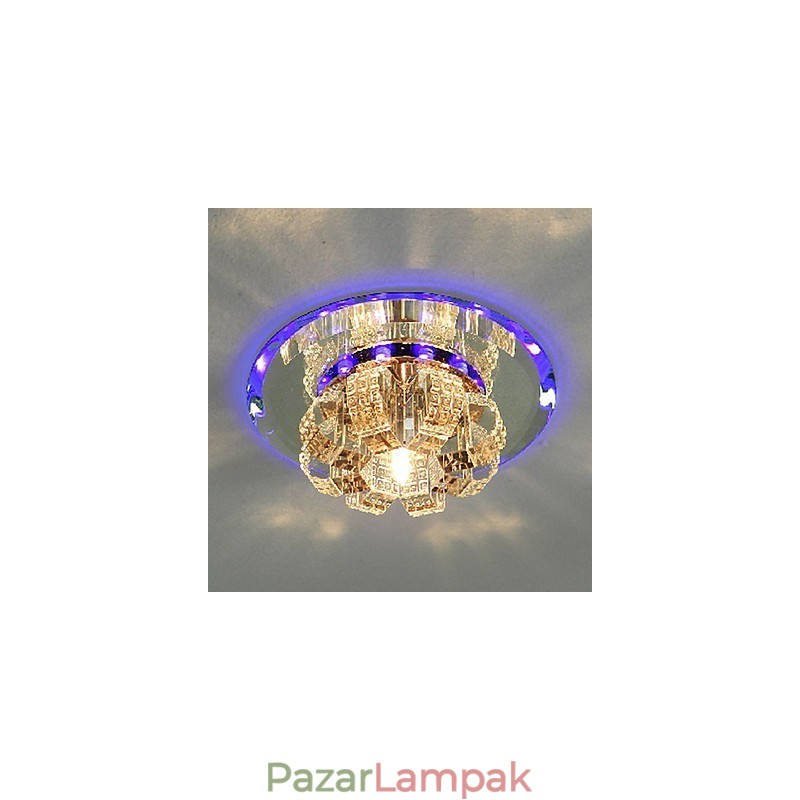 Modern kortárs kristályból galvanizált kristály süllyesztett tartó