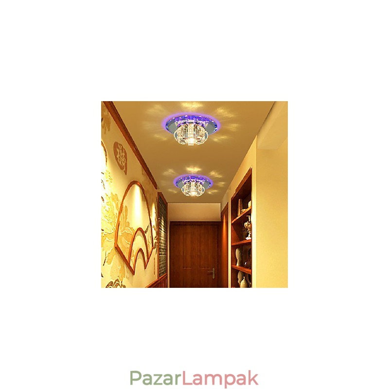 Modern kortárs kristályból galvanizált kristály süllyesztett tartó