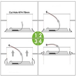 Modern, kortárs festés, fém süllyesztett tartó