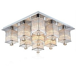 Modern modern Crystal króm fém süllyesztett tartó