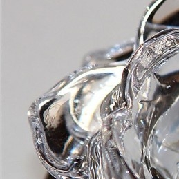 Modern, modern kristály mini stílusú, galvanizált fém süllyesztett tartó