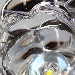 Modern, modern kristály mini stílusú, galvanizált fém süllyesztett tartó