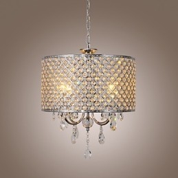 Dobcsillár Crystal Modern 4 fényű függőlámpa