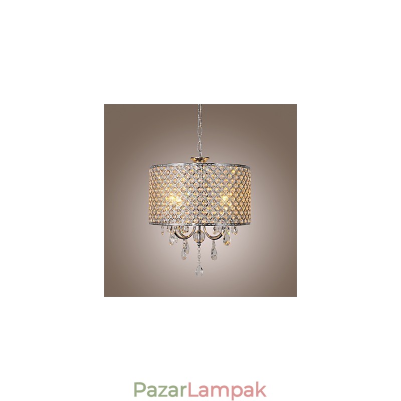 Dobcsillár Crystal Modern 4 fényű függőlámpa