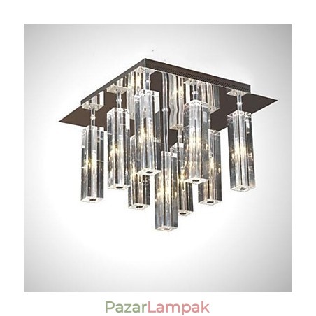 Modern, modern Crystal króm fém süllyesztett tartó Modern, modern Crystal króm fém süllyesztett tartó