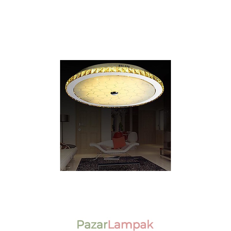 Modern, kortárs kristály fém süllyesztett tartó
